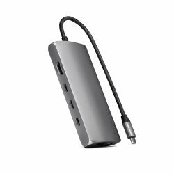 Satechi ST-P8KEM base para portátil y replicador de puertos Alámbrico USB 3.2 Gen 1 [3.1 Gen 1]...