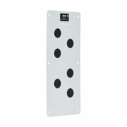 Eaton Tripp Lite Series SmartRack Cable Gland Plate for NEMA-Rated Enclosure Cabinets, 6 Ports [0.5 in.] - Piastra passacavo - per P/N: SRIN410106R, SRIN410106Y, SRIN4121210R, SRN3RG6US, SRN3RR12US...