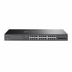 TP-Link Omada SG2428LP switch di rete Gestito L2/L2+ Gigabit Ethernet [10/100/1000] Supporto Power over Ethernet [PoE] Grigio (TP-LINK OMADA 28PT GB SMT SWT 16PT POE+)