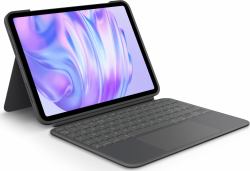 Logitech Combo Touch QWERTY Danese, Finlandese, Norvegese, Svedese Smart Connector Grafite (Logitech Combo Touch - tastatur og fol)