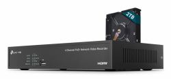 TP-Link VIGI NVR1004H-4P-2TB Negro (VIGI 4 CHANNEL POE+ NVR - NETWORK VIDEO RECORDER)