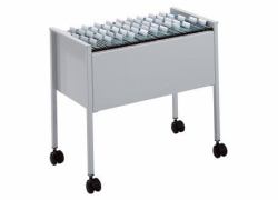 Durable 309510 carrito para libros Gris (Durable ECONOMY File Trolley 80 Grey)