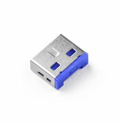 Port Blocker Usb Type-A Blue - Plastic 10 Pc[S] - Warranty: 12M