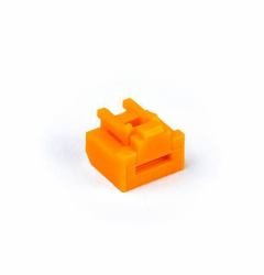 Port Blocker Rj-45 Orange 12 - Pc[S] - Warranty: 12M
