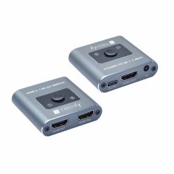 Techly IDATA HDMI-2128KT interruptor de video (Idata Hdmi-2128Kt Video Switch - Warranty: 12M)