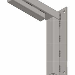 Da-Lite 10800156 accesorio para pantalla de proyección Soporte de montaje (Projecta Accessories for mounting: Set W)
