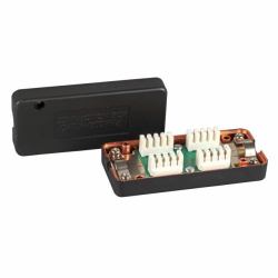 EFB Elektronik 37596.1 scatola di derivazione di rete Cat7 Nero (VERBINDUNGSMODUL CAT.7 600MHZ - MIT LSA - LEISTEN)