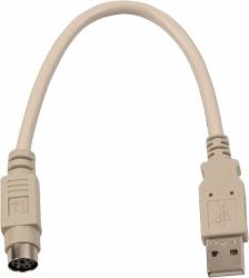 EFB Elektronik K5307.020 cable ps/2 0,2 m 6-p Mini-DIN USB A Blanco (USB ADAPTERKABEL PS/2 0.2M US - B-A ST/PS/2-BU)