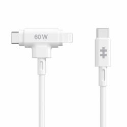 Targus HyperJuice cable USB USB 2.0 1,5 m USB C USB C/Lightning Blanco 