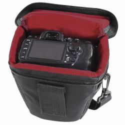 Hama Borsa per fotocamera Valletta 110 Colt, [15x9x15,5 cm], Nero (VALLETTA CAMERA BAG 110 COLT BLACK)