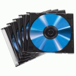 Hama CD Slim Jewel Case, pack 50 Pcs 1 discos Transparente (SLIM CD JEWEL CASE 50 PACK BLACK)