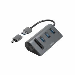 Hama 00200140 base para portátil y replicador de puertos USB 3.2 Gen 1 [3.1 Gen 1] Type-A Antrac...