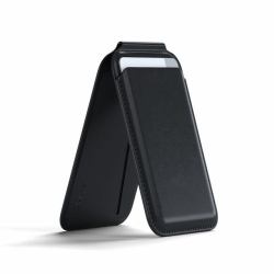 Satechi ST-VLWK tarjeta de bolsillo Negro (Satechi Magnetic Wallet Stand [Black])
