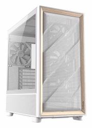 Antec FLUX Midi Tower Blanco (Antec FLUX Mid Tower Gaming Case, 1 x USB Type-C / 2 x USB 3.0, Tempered Glass Side Window Panel, Multi-directional Vent Design, 5 x Pre-Installed PWM Fans, E-ATX [=33...