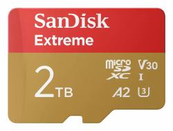 SanDisk Extreme 2 TB MicroSDXC UHS-I Classe 10 (Extreme 2 Tb Microsdxc Uhs-I - Class 10 - Warranty: 12M)