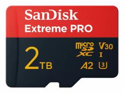 SanDisk Extreme PRO 2 TB MicroSDXC UHS-I Classe 10 (SanDisk Extreme PRO - Scheda di memoria flash [adattatore a SD in dotazione] - 2 TB - A2 / Video Class V30 / UHS-I U3 - UHS-I microSDXC)