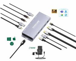 Vivolink VLUSBCHUB3 Adaptador gráfico USB 3840 x 2160 Pixeles (USB-C HUB for conference - system [Dual HDMI] - Warranty: 60M)
