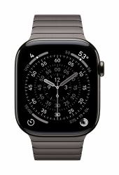 Apple MXMK3ZM/A Accesorios para dispositivos vestibles inteligentes Grupo de rock Gris Acero inoxidable (Apple - Strap for smart watch - 46mm - 150-200 mm - slate)