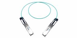 Origin Storage QSFP28-100G-AOC-10M-OS Cable de fibra óptica e InfiniBand Naranja, Color aguamarina 