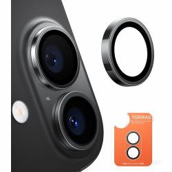 Torras X00FX1568 accesorio para teléfono móvil o smartphone Protector de objetivo (LENSGUARD - IPHONE 16 BLACK)