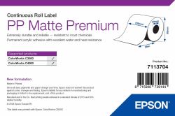 Epson 7113704 etiqueta de impresora Blanco Etiqueta para impresora autoadhesiva (PP MATTE LABEL PREMIUM - CONTINUOUS ROLL 105MM X 29M)