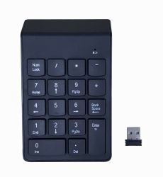 Gembird KPD-W-02 tastierino numerico Laptop/PC Bluetooth Nero (Numeric Keypad Notebook/Pc - Bluetooth Black - Warranty: 12M)