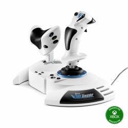 Thrustmaster T.Flight Hotas One Microsoft Flight Simulator Edition Negro, Blanco USB Joystick/Palanca de control lateral + cuadrante de aceleración Analógico/Digital PC, Xbox One, Xbox One S, Xbo...