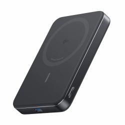 Anker A1664H11 batería externa 10000 mAh Cargador inalámbrico Negro (Anker MagGo Slim Powerbank [10.000mAh] black)