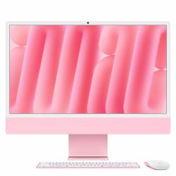 Apple iMac Apple M M4 59,7 cm [23.5"] 4480 x 2520 Pixeles PC todo en uno 16 GB 512 GB SSD macOS Sequoia Wi-Fi 6E [802.11ax] Rosa (24 INCH IMAC M4 10C CPU 10C GPU - 16GB 512SSD PINK)