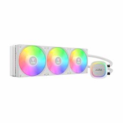 GAMDIAS AURA GL360 V2 WH sistema de refrigeración para ordenador Procesador Sistema de refrigeración líquida todo en uno 12 cm Blanco (AURA GL360 V2 ARGB LIQUID COOLER WHITE)