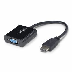 StarTech.com Adaptador HDMI a VGA - Conversor Activo HDMI a VGA - Conversor Activo de Vídeo para Ordenador de Sobremesa o Portátil - 1920x1080 - 1080p (HDMI TO VGA ADAPTER 1080P - - ACTIVE VIDEO ...