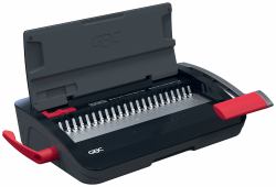 GBC CombBind CB12 Encuadernadora de canutillo 165 hojas Negro, Rojo (GBC CombBind CB12 Manual Binding Machine)