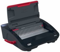 GBC CombBind CB25E Encuadernadora de canutillo 390 hojas Negro, Rojo (GBC CB25E Electric Comb Binding Machine)