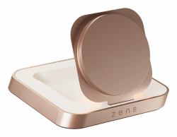 ZENS ZESC16W/00 Caricabatterie per dispositivi mobili Cuffie, Smartphone Rame AC Carica wireless Ricarica rapida Interno (ZENS Wireless Charger Nightstand Qi 15)