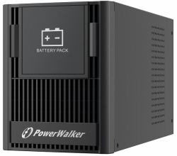 PowerWalker 10134046 Armario para baterías [SAI] Torre (BP AT24T-4x9Ah Battery Pack - Incl. 2 strings of 2 batt., - each 12V/9Ah capacity. It operates on 24V DC 10134046, Tower, Black, VFI 1000 - ...