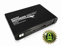 iStorage Kanguru DEFENDER SSD350 2 TB Micro-USB B 3.2 Gen 1 [3.1 Gen 1] Negro (2TB Kanguru Defender SSD350 - Encrypted USB3 Solid State Drive [FIPS 140-2])