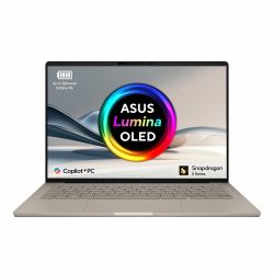 ASUS Zenbook A14 UX3407QA-QD244W Copilot+ PC Snapdragon X1-26-100 Portátil 35,6 cm [14"] WUXGA 16 GB LPDDR5x-SDRAM 1 TB SSD Wi-Fi 6E [802.11ax] Windows 11 Home Beige (ASUS)