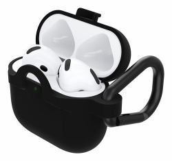 OtterBox - Case cover for wireless earbuds charging case - black crystal - for Apple AirPods 4