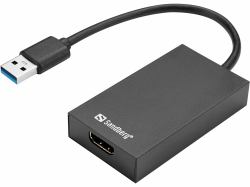 Sandberg USB 3.0 to HDMI Converter (USB 3.0 to HDMI Converter - USB 3.0 to HDMI Converter - Warranty: 60M)