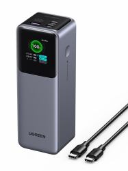 Ugreen 25000mAh 200W Fast Charging Powerbank Gris (NEXODE 25000MAH 200W POWERBANK)