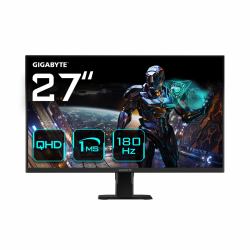 GIGABYTE GS27QA 27" Monitor de Juego QHD - 2560 x 1440, 180Hz, 1ms, 300 cd/m², FreeSync, HDR Rea...