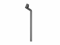 Multibrackets 3649 accesorio para soporte de pantalla de señalización Tubo de montaje (M Pro Series - Extension Pipe Gravity Center Black)