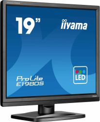 iiyama ProLite E1980S-B1 pantalla para PC 48,3 cm [19"] 1280 x 1024 Pixeles VGA LED Negro 