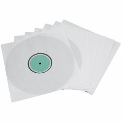 Hama 00181431 estuche para medios de almacenamiento Funda para disco microsurco Blanco (Hama LP Inner Sleeves - CD/DVD lomme)
