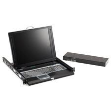 Black Box ServTray consola de rack 43,2 cm [17"] 1024 x 768 Pixeles Negro 1U (Blackbox SERVTRAY 17" [1]VGA USB/PS/2 PORT [Lifetime warranty])