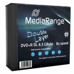 MediaRange MR465 DVD en blanco 8,5 GB DVD+R DL 5 pieza[s] (MediaRange - DVD+R DL x 5 - 8.5 GB - l)