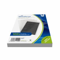 MediaRange Zubehör CD-/DVD-Rohlinge Funda 1 discos Transparente (ZubehÃ¶r Cd-/Dvd-Rohlinge - Sleeve Case 1 Discs - Transparent - Warranty: 12M)