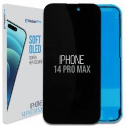 ReplaceBase RBSKU22725 recambio del teléfono móvil Mostrar Negro (RepairPro | iPhone 14 Pro Max | Replacement Screen [120Hz] | Soft OLED)