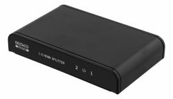 Deltaco HDMI-245 divisor de video 2x HDMI (DELTACO PRIME HDMI-245 - video-/audios)