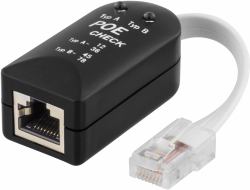 Deltaco POE-101 comprobador de cables de red Negro (DELTACO POE-101 - PoE-finder)